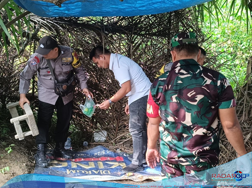 Polsek Secanggang Bongkar Sarang Narkotika di Desa Teluk